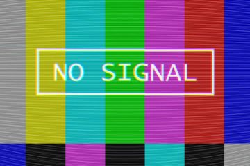 Signaalstoring beeldscherm