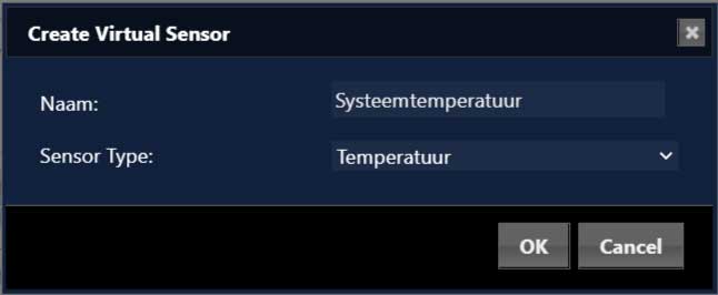 Schermafbeelding apparaat systeemtemperatuur