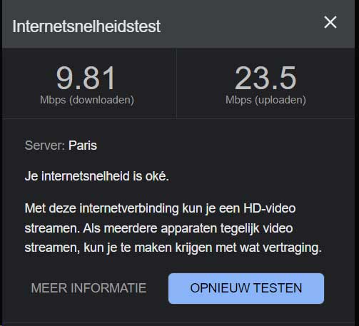 Speedtest eSIM hotspot